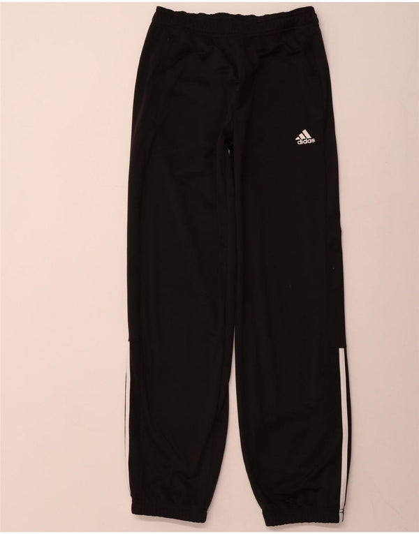 ADIDAS Mens Tracksuit Trousers Joggers UK 36/38 Small Black Polyester