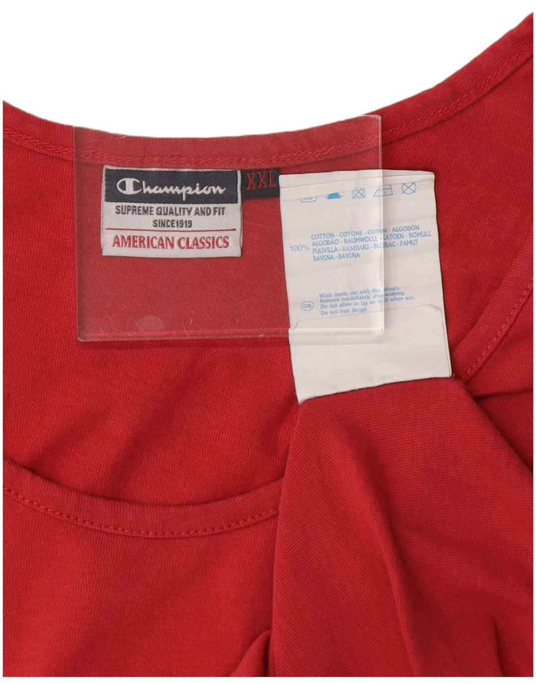 CHAMPION Womens Vest Top UK 20 2XL Pink Cotton