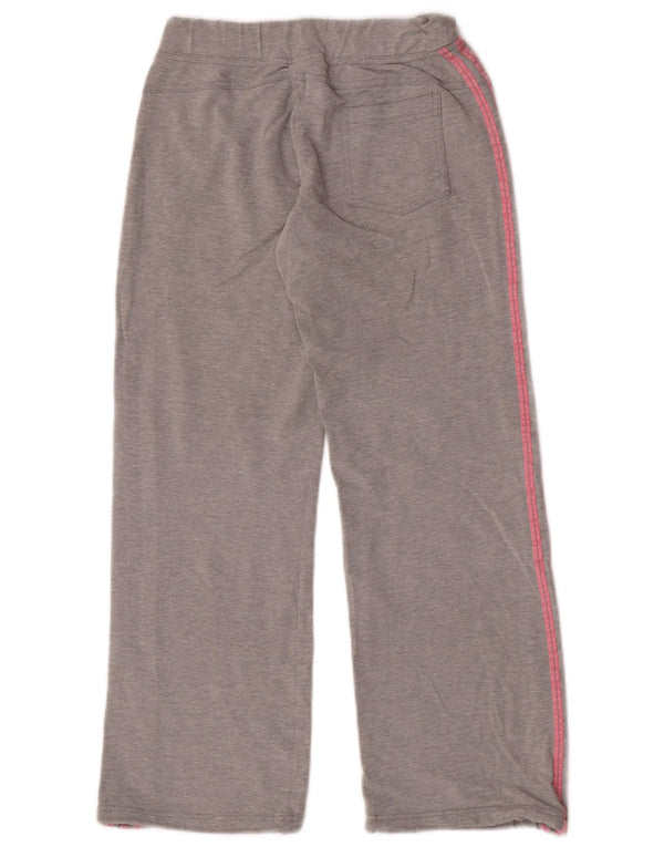 Adidas Womens Tracksuit Trousers Joggers UK 14 Medium Grey Cotton Sports