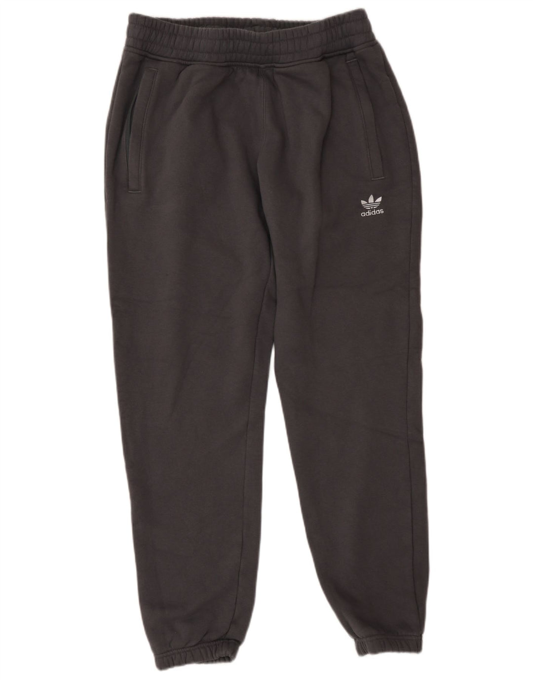 Adidas Mens Tracksuit Trousers Joggers Medium Grey Cotton