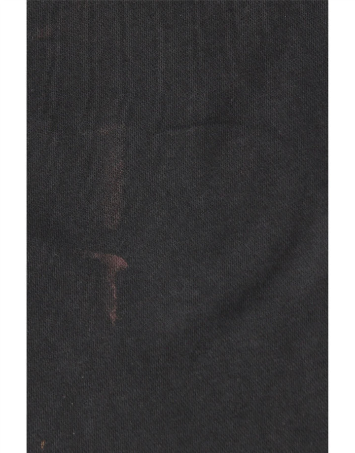 NIKE Mens Graphic Tracksuit Trousers Joggers Large Black Cotton