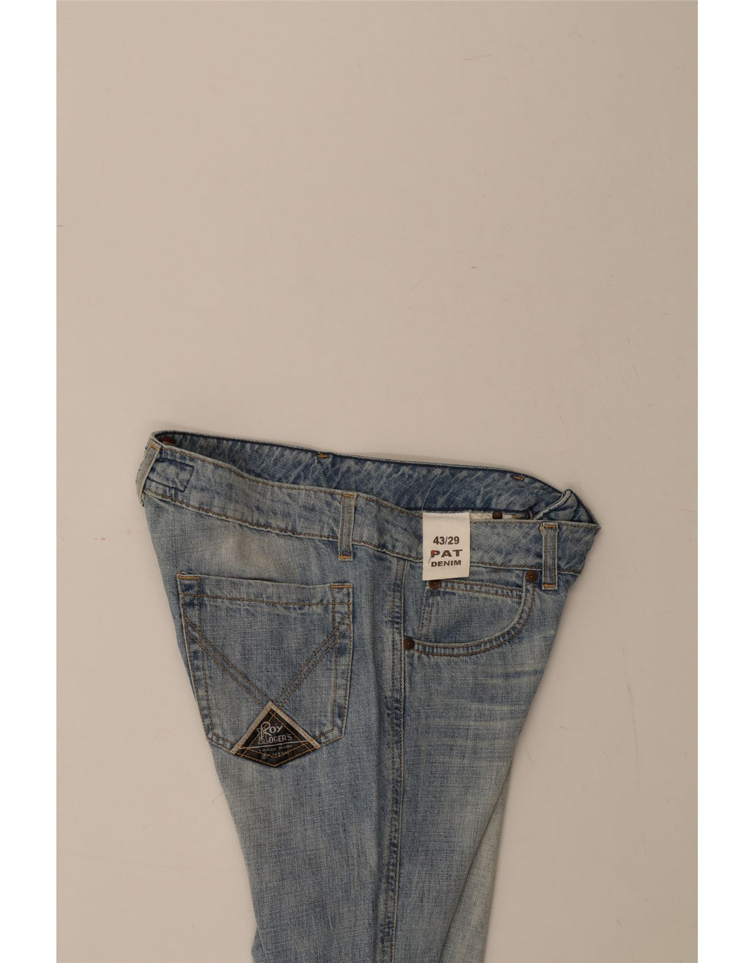 ROY ROGERS Womens Straight Jeans IT 43 Medium W29 L29 Blue Cotton Vintage Roy Rogers and Second-Hand Roy Rogers from Messina Hembry 