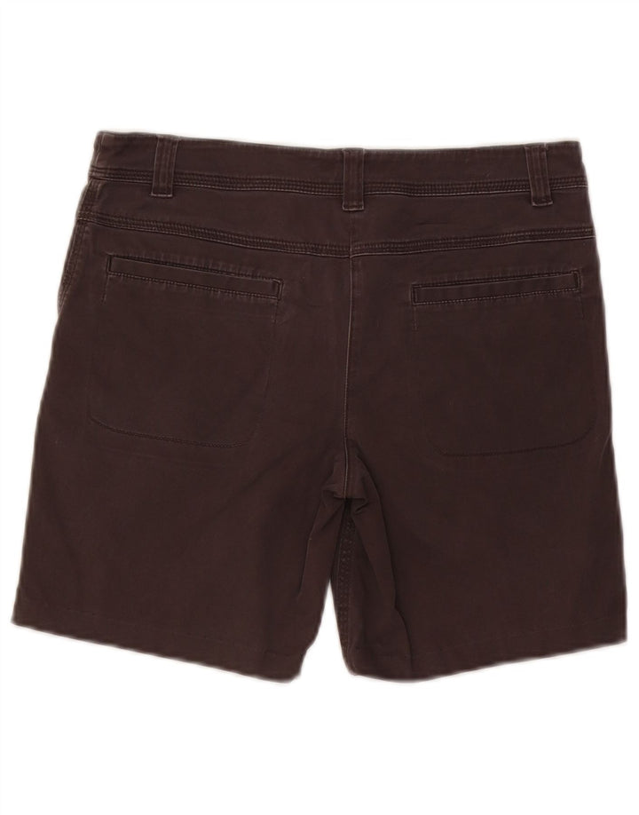 Vintage Womens Chino Shorts W28 Medium Grey Cotton