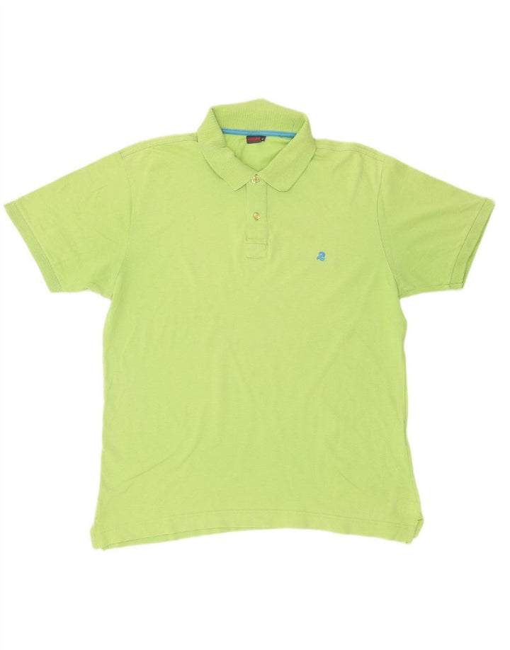 INVICTA Mens Polo Shirt IT 52 Large Green Cotton