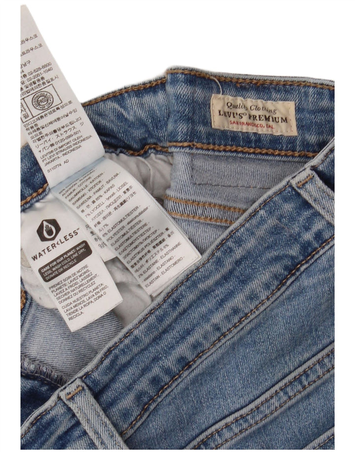 Levi's Womens 726 Flared Jeans W28 L34 Blue Cotton