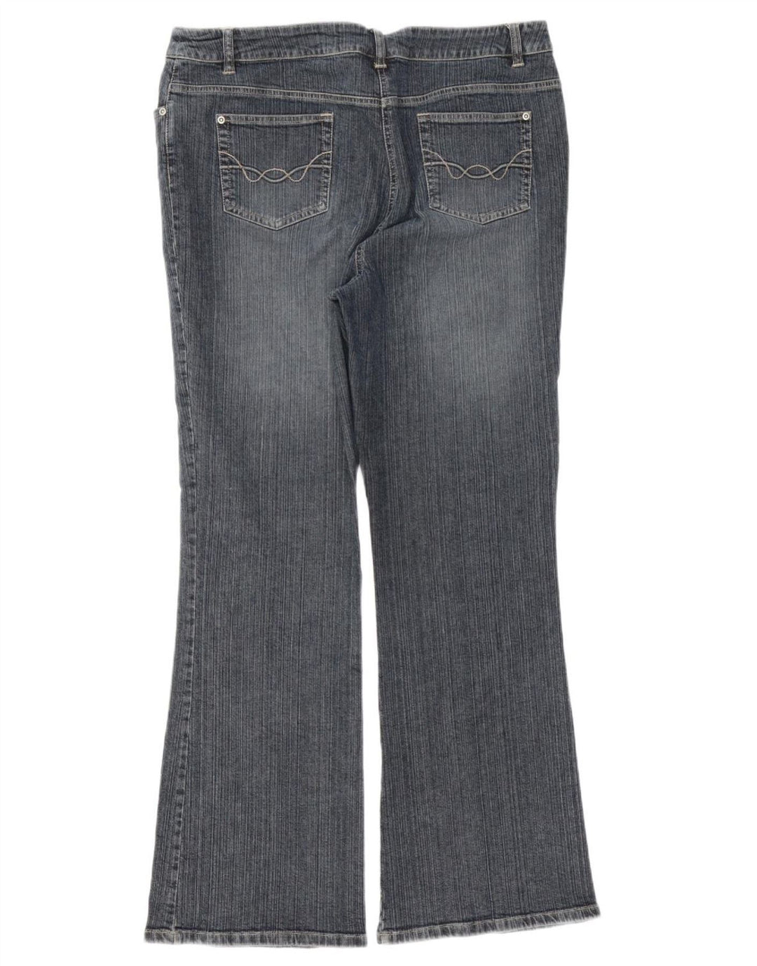 WALLIS Womens Bootcut Jeans UK 16 Large W38 L32  Blue Cotton