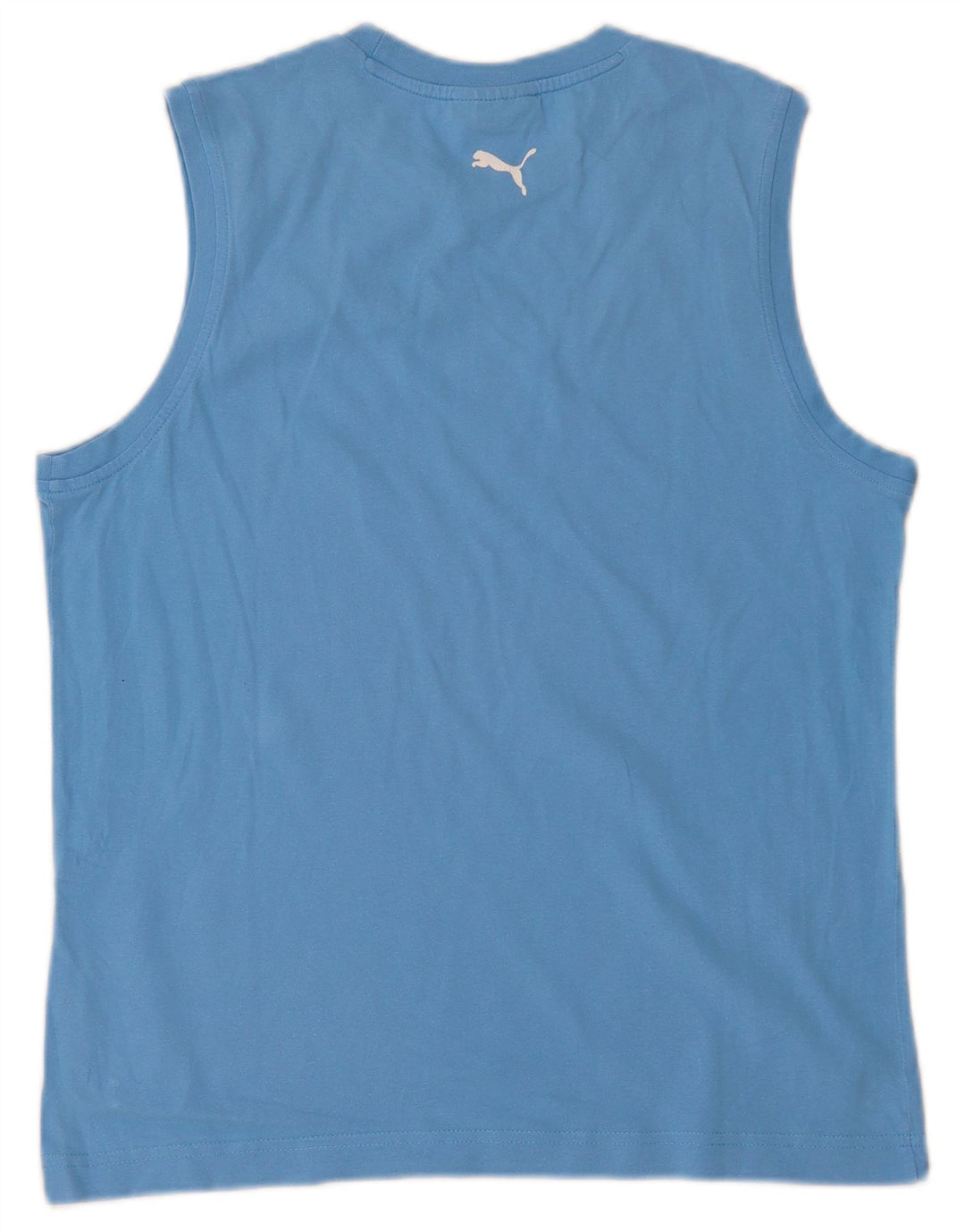 PUMA Mens Graphic Vest Top Large Blue