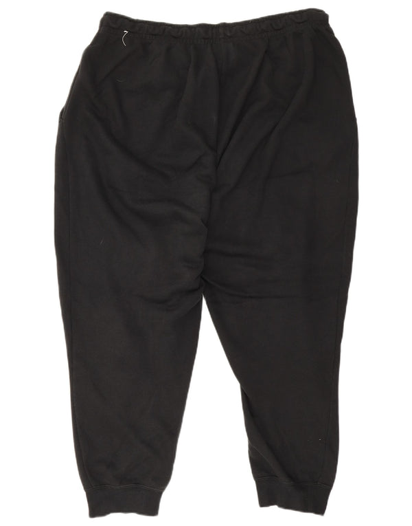 Nike Mens Crop Tracksuit Trousers Joggers Large  Black Cotton