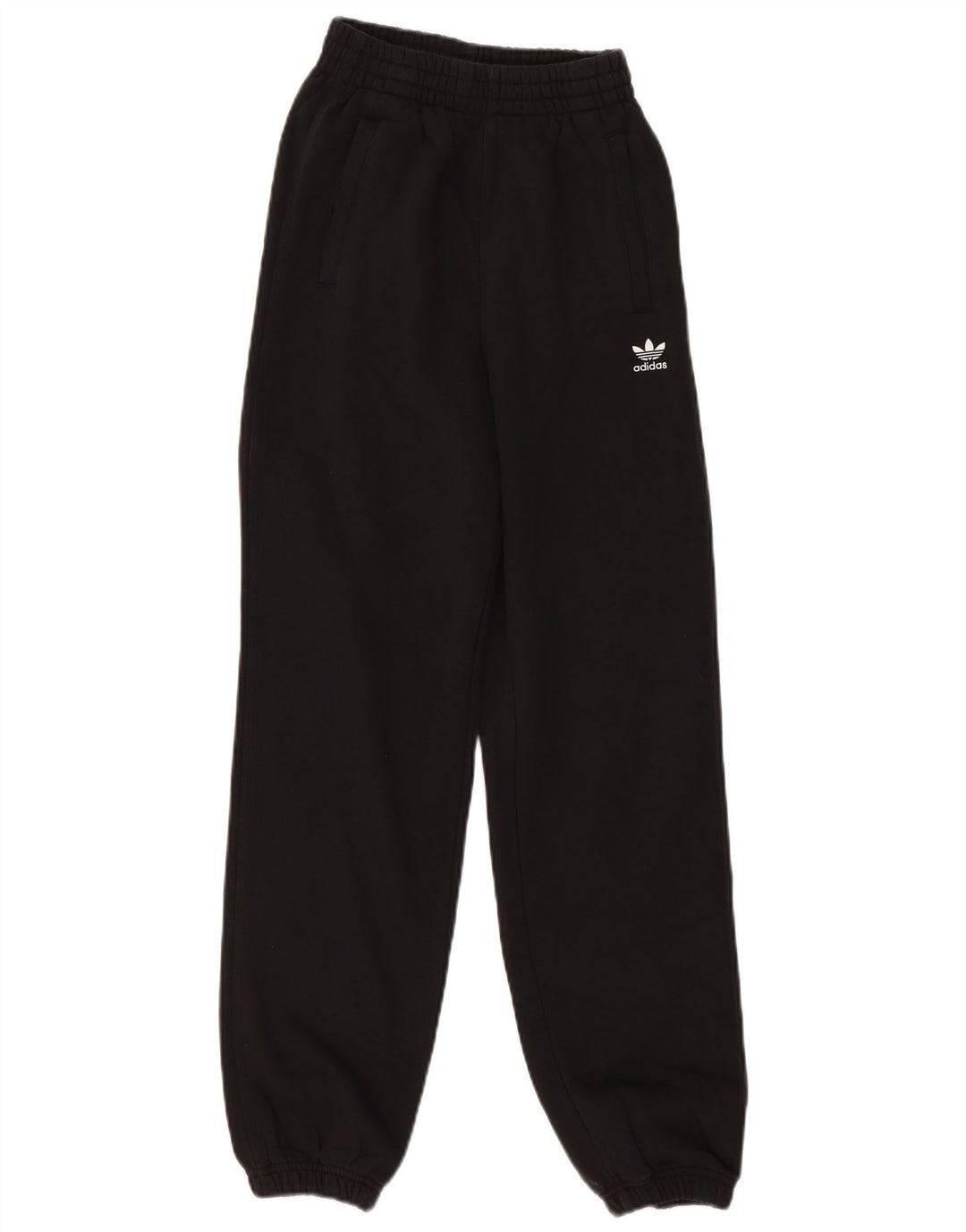 Adidas Womens Tracksuit Trousers Joggers UK 0/2 2XS Black Cotton