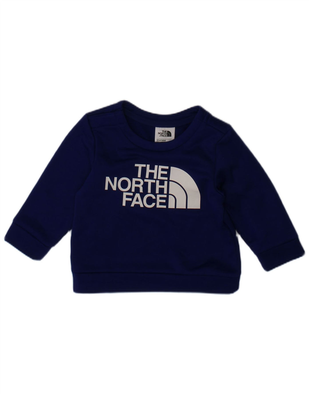 THE NORTH FACE Baby Boys Graphic Sweatshirt Jumper 3-6 Months Navy Blue