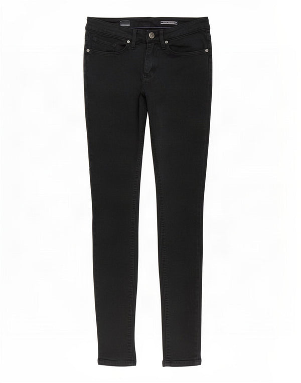 Tommy Hilfiger Womens Skinny Casual Trousers W28 L29 Navy Blue Cotton