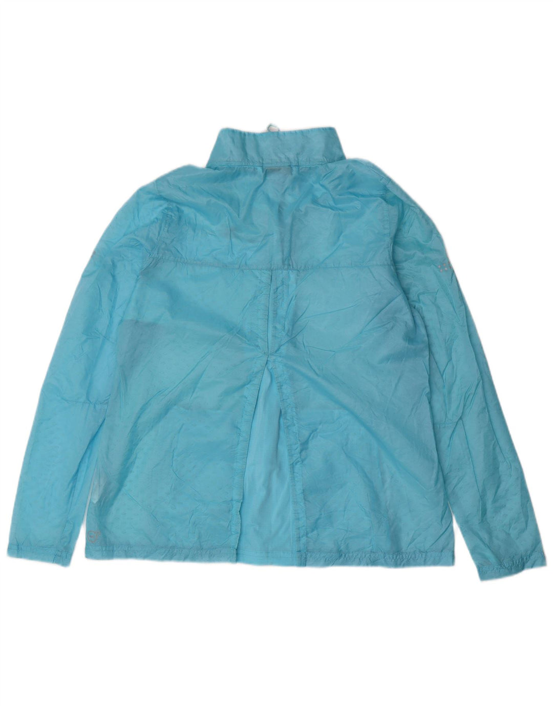 PUMA Womens Rain Jacket UK 12 Medium  Blue Nylon