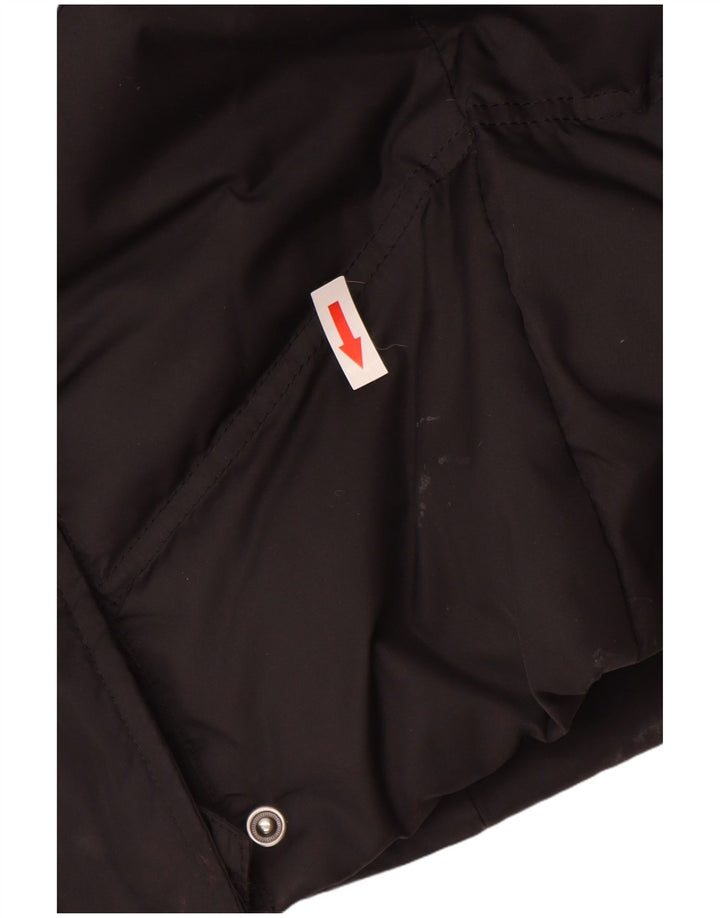 Esprit Womens Hooded Padded Coat UK 12 Medium Black Polyester