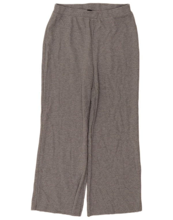 Zara Womens Tracksuit Trousers UK 14 Large  Grey Polyester