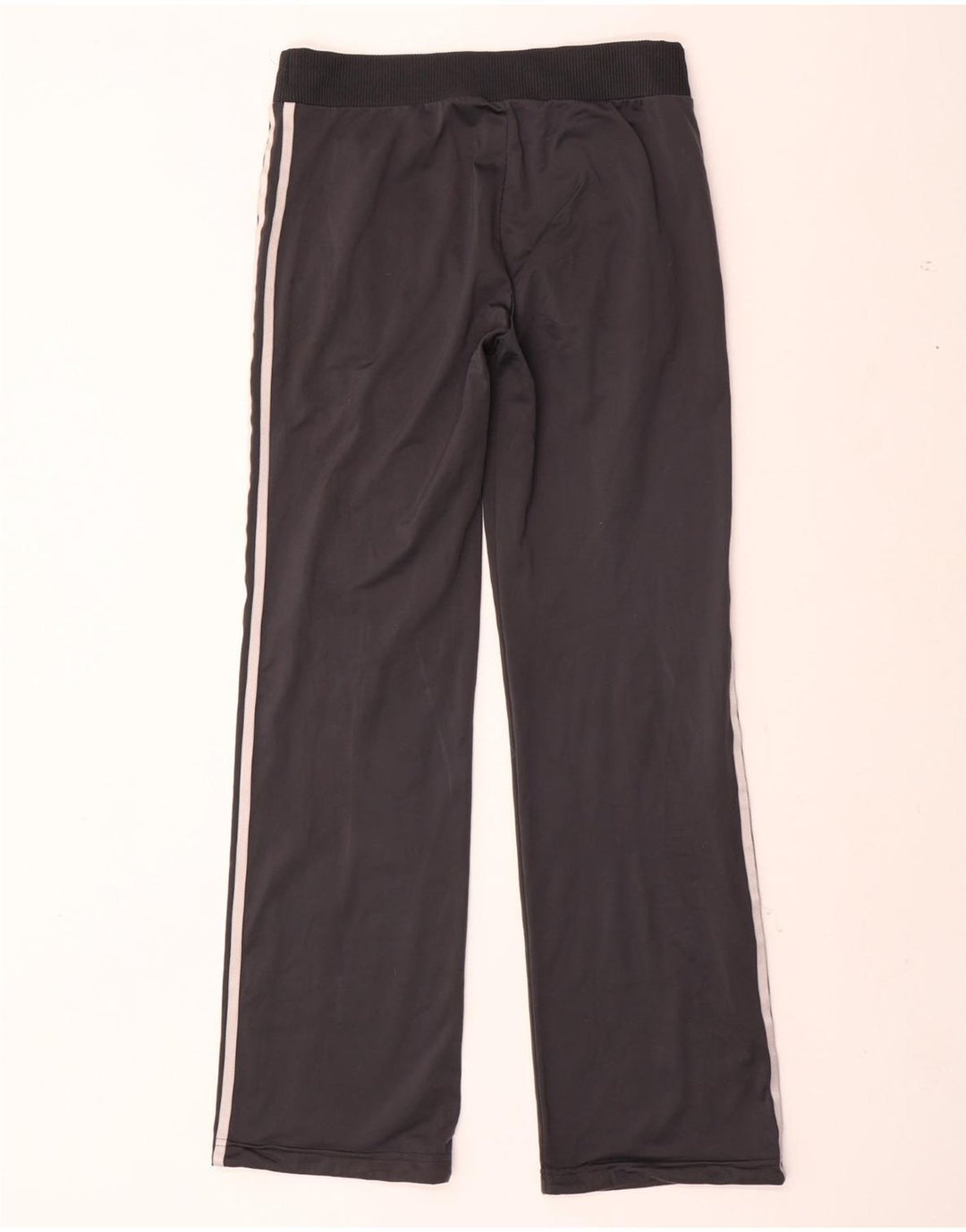 ADIDAS Womens Tracksuit Trousers UK 12 Medium Grey Polyester