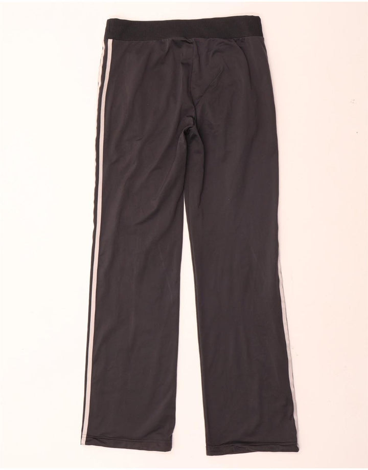 ADIDAS Womens Tracksuit Trousers UK 12 Medium Grey Polyester