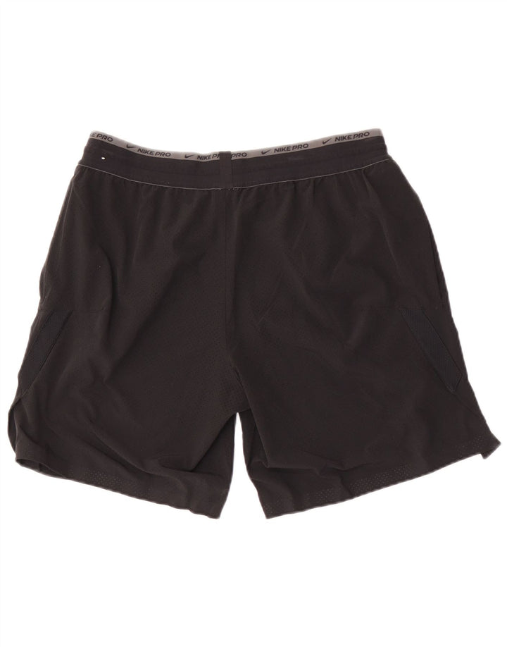 Nike Mens Dri Fit Sport Shorts Large Black Polyester