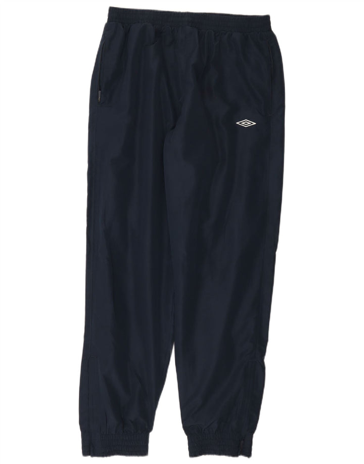 Umbro Mens Tracksuit Trousers Joggers Large Navy Blue Polyester