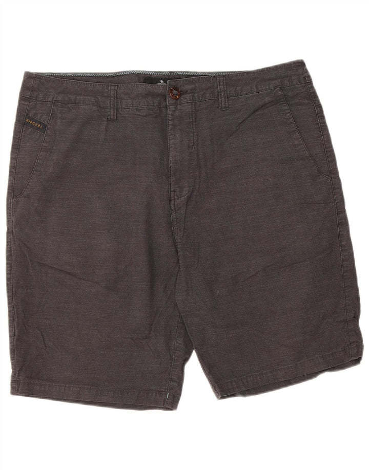 Rip Curl Mens Chino Shorts W34 Large Grey Cotton