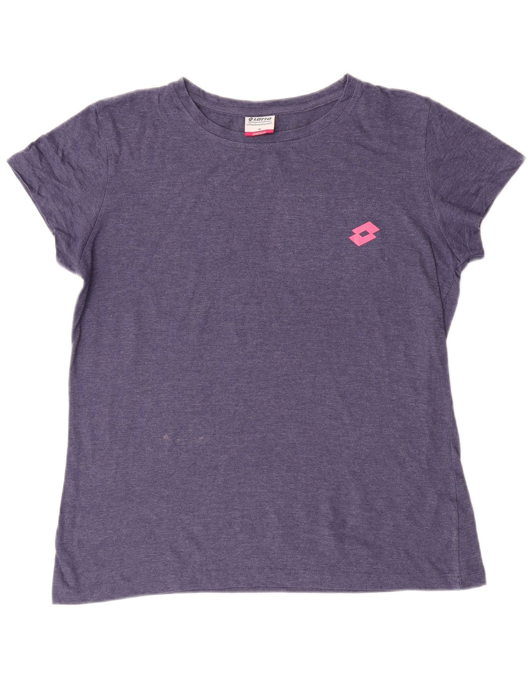 LOTTO Womens T-Shirt Top UK 14 Medium Blue