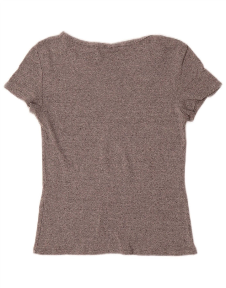 Levi's Womens T-Shirt Top UK 8 Small Grey Flecked