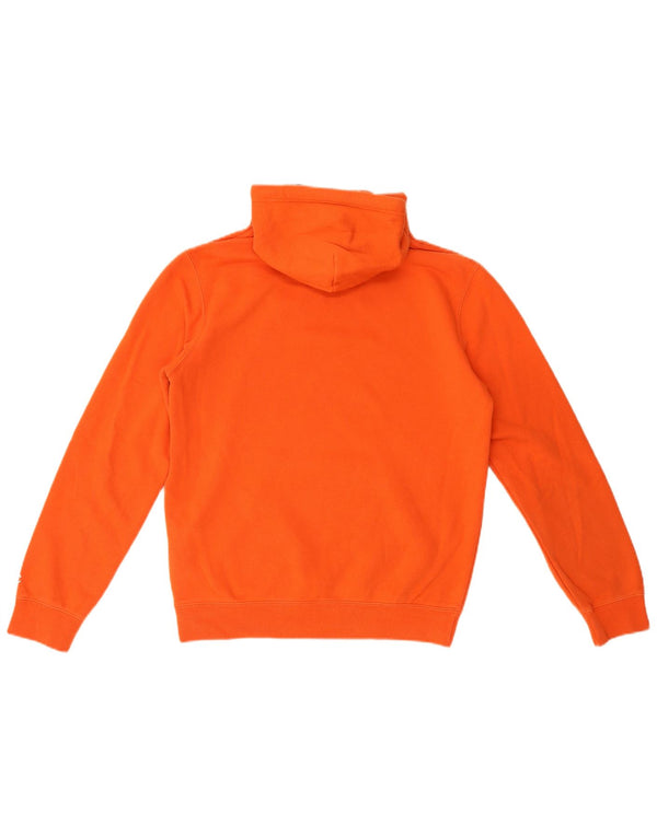 Champion Mens Graphic Hoodie Jumper Medium Orange