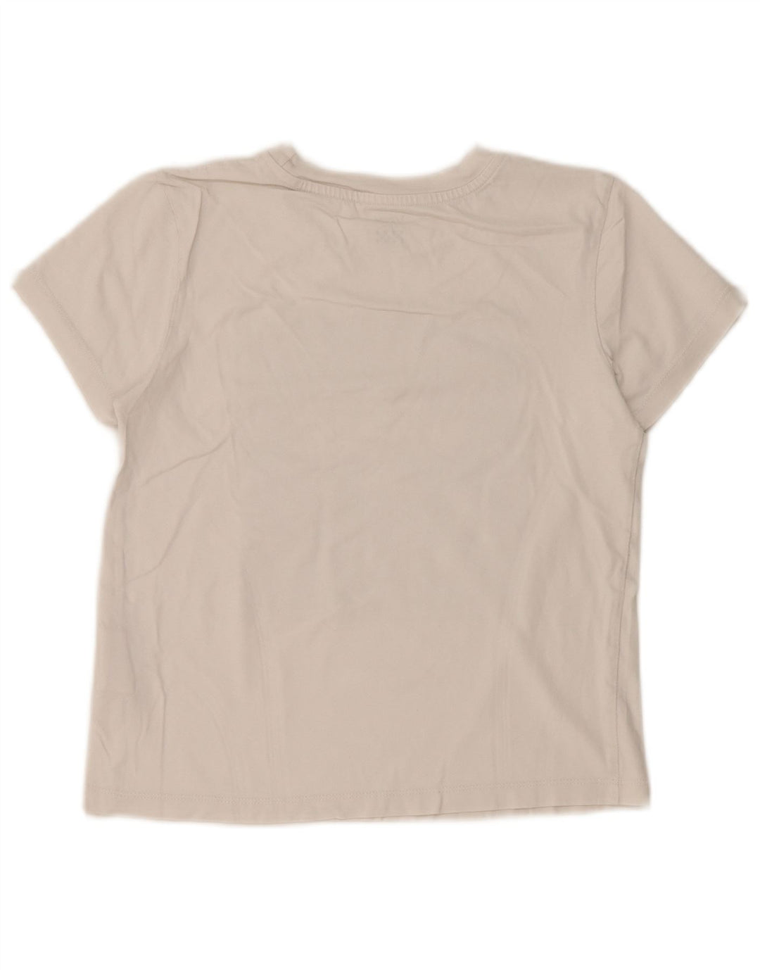 VANS Womens Crop Graphic T-Shirt Top UK 6 XS White Cotton