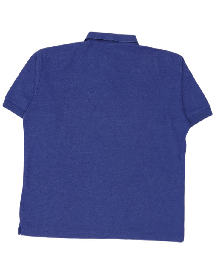 Fila Mens Polo Shirt IT 56 2XL Blue