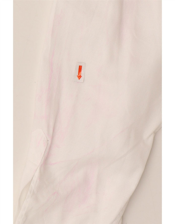 ROCCOBAROCCO Mens Formal Shirt Size 17 1/2 44 XL White