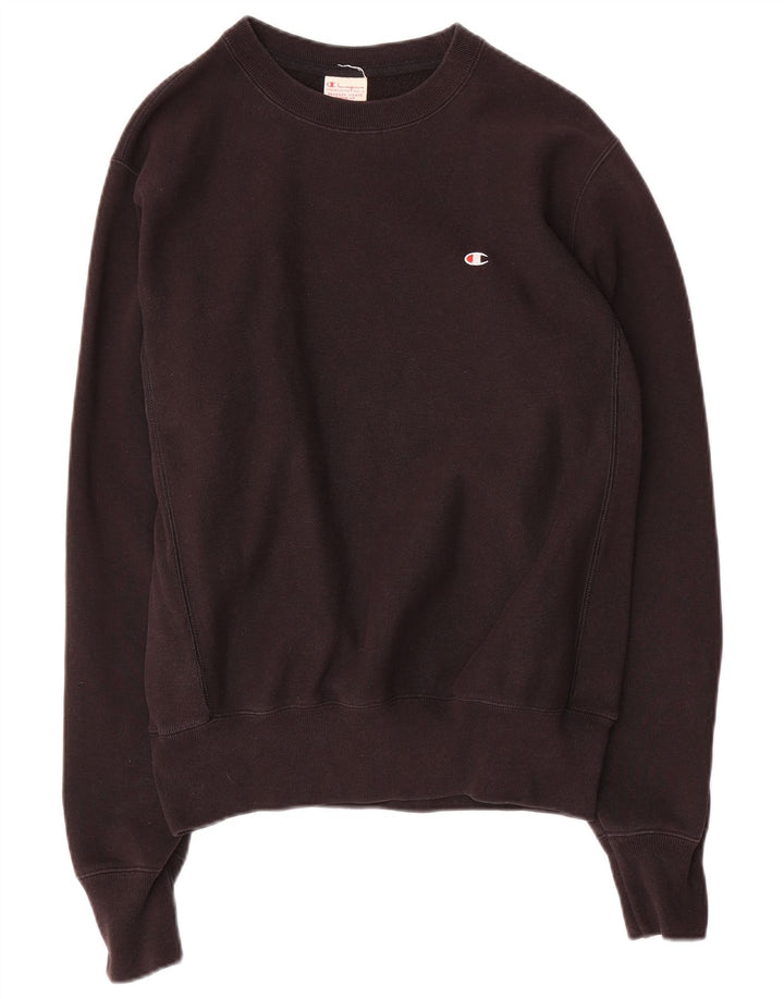 Champion Mens Sweatshirt Jumper Small Black