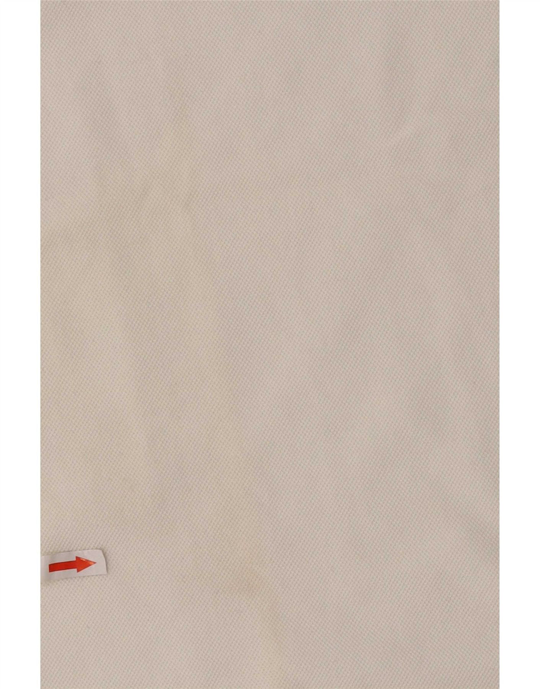 Puma Mens Polo Shirt Medium White Striped Polyester