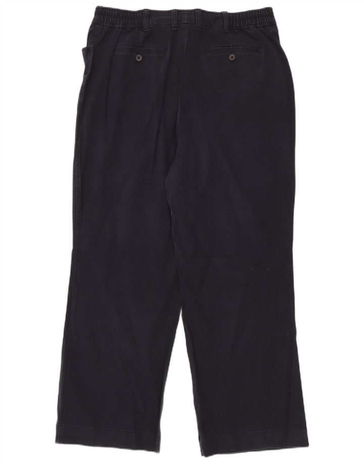 EDDIE BAUER Womens Blakely Fit Casual Trousers US 16 2XL W32 L32 Navy Blue