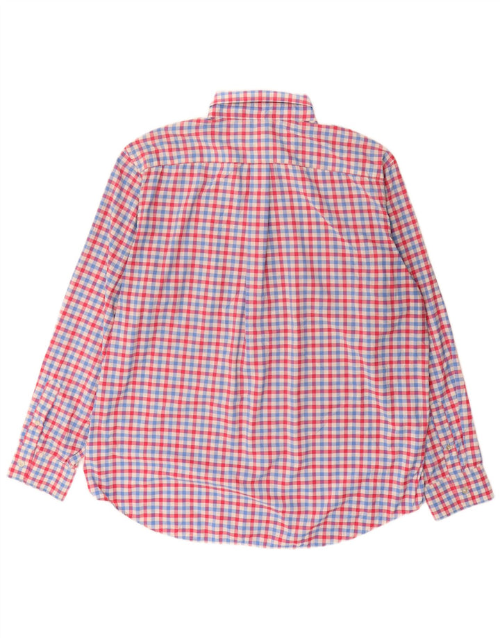 VINEYARD VINES Mens Classic Fit Shirt Large Multicoloured Gingham Nylon