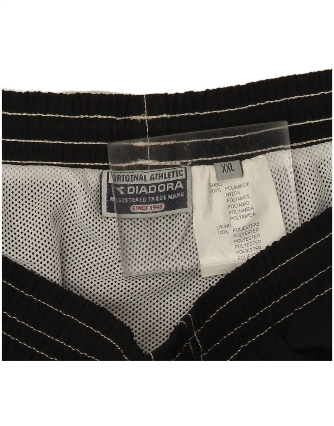 DIADORA Mens Swimming Shorts 2XL  Black Polyamide