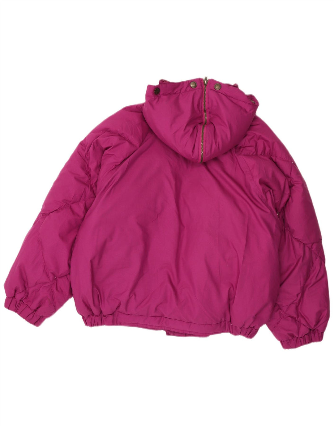 Elho Womens Hooded Oversized Padded Jacket EU 42 Large Purple Polyester