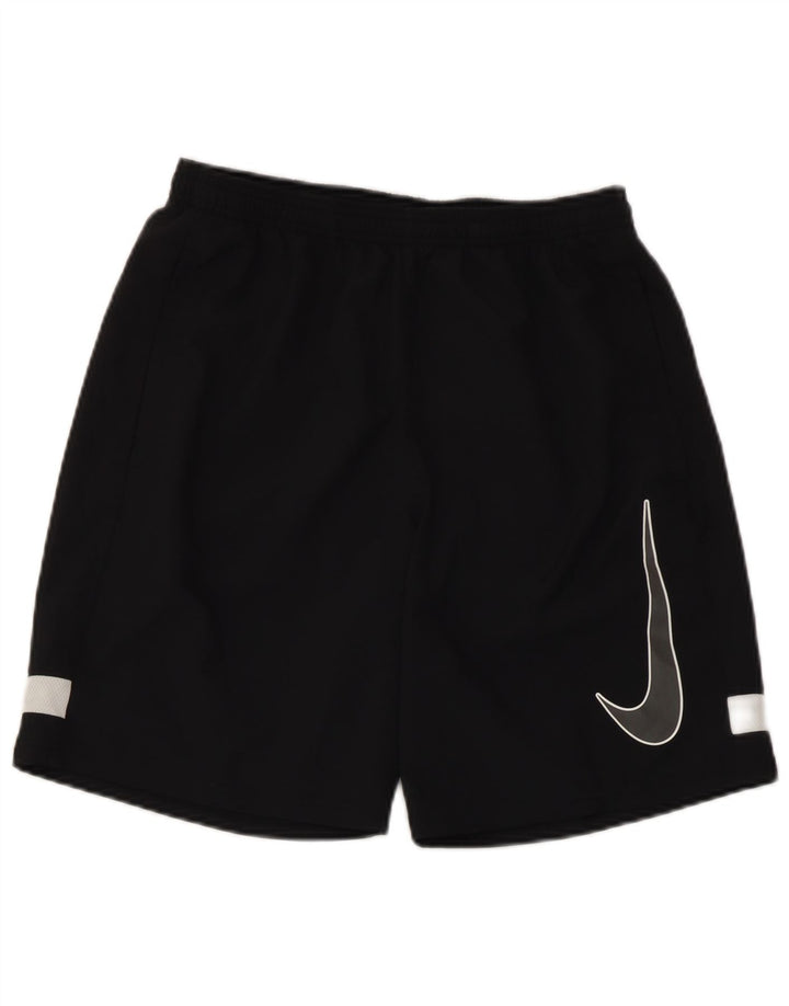 Nike Mens Dri Fit Graphic Sport Shorts Medium  Black Colourblock Polyester