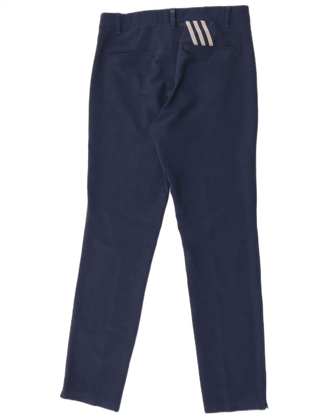 Adidas Mens Slim Chino Trousers W32 L34 Navy Blue
