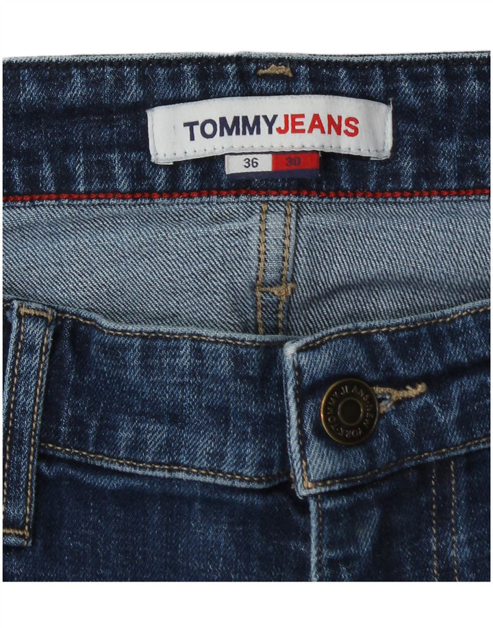 TOMMY HILFIGER Mens Bootcut Jeans W36 L28  Blue Cotton