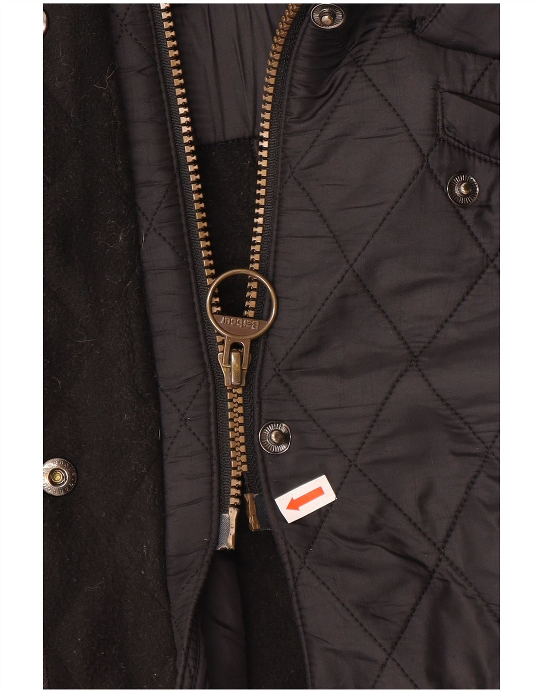 Barbour Womens Quilted Jacket UK 16 Large Black Polyamide