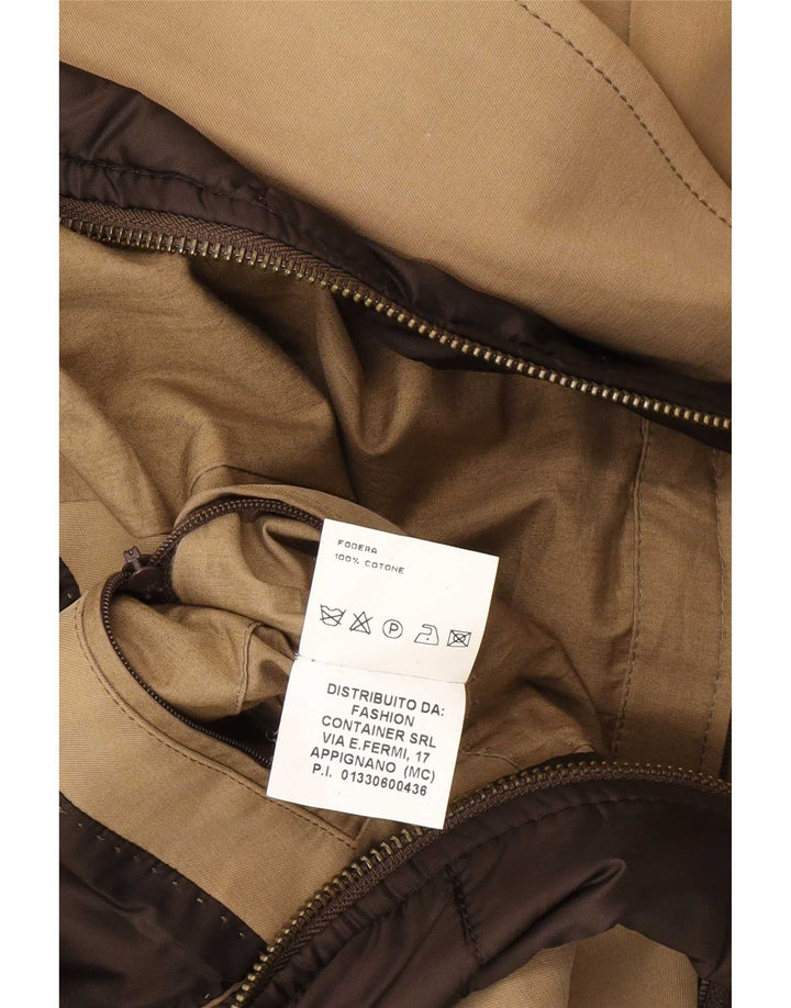 Montecore Mens Utility Jacket IT 52 XL Brown Cotton