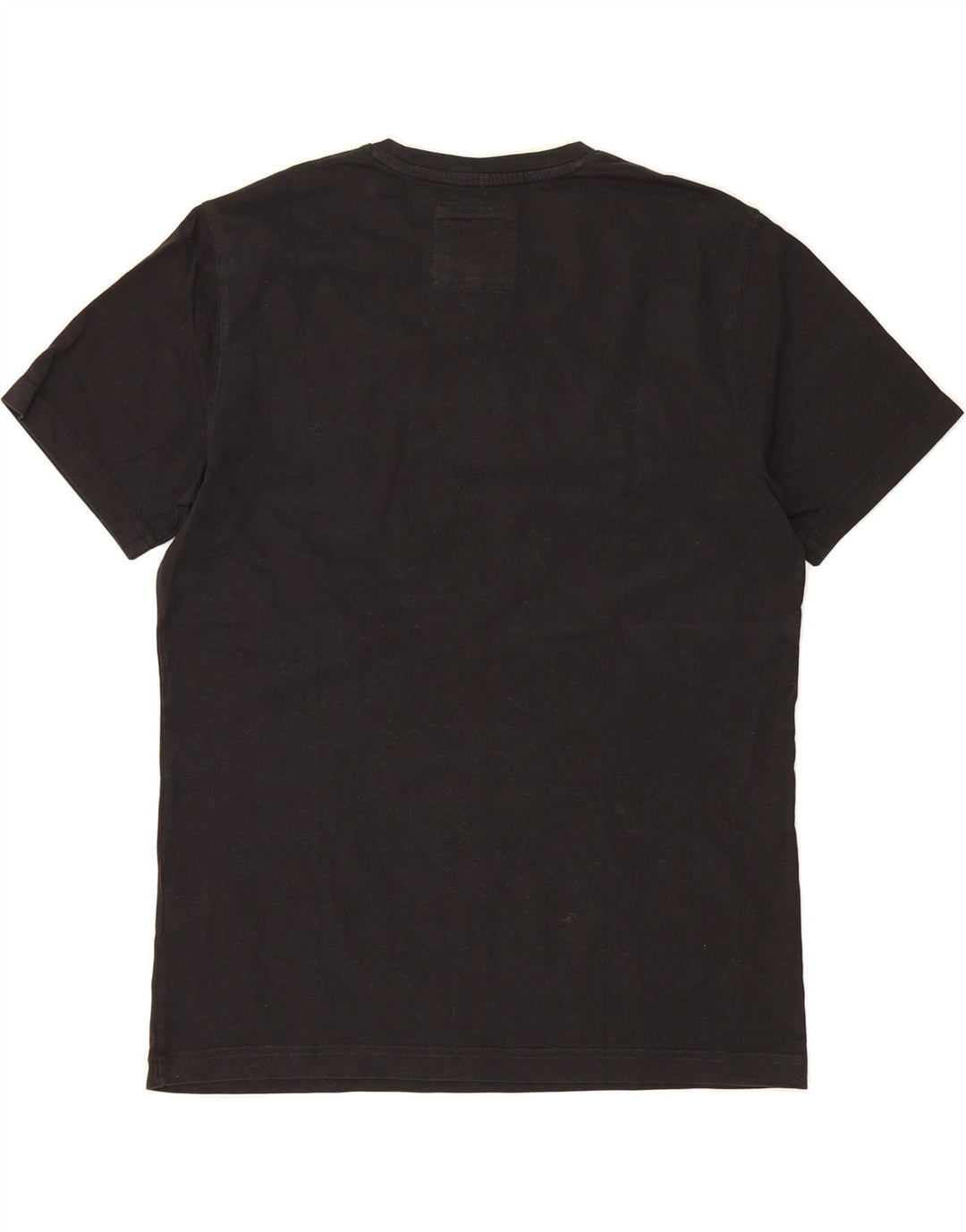 CREW CLOTHING Mens T-Shirt Top Medium Black Cotton Vintage Crew Clothing and Second-Hand Crew Clothing from Messina Hembry 