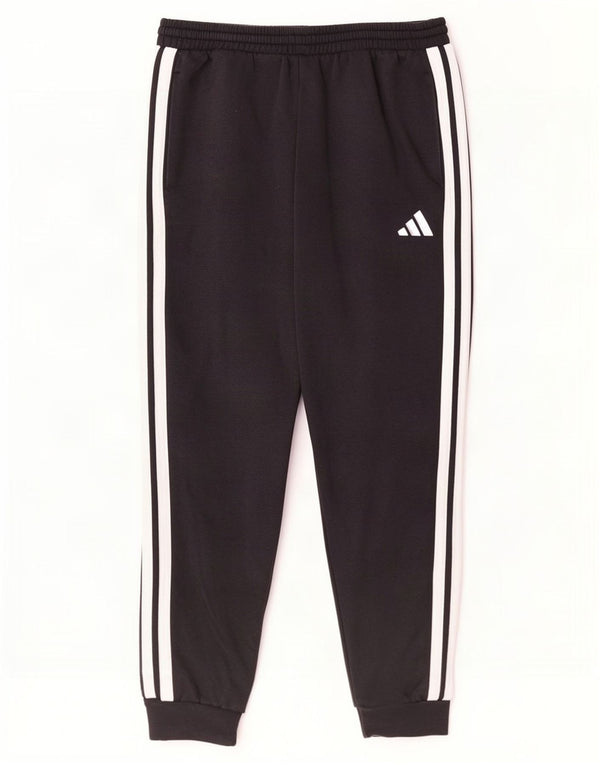 Adidas Mens Tracksuit Trousers Joggers Medium Black Cotton