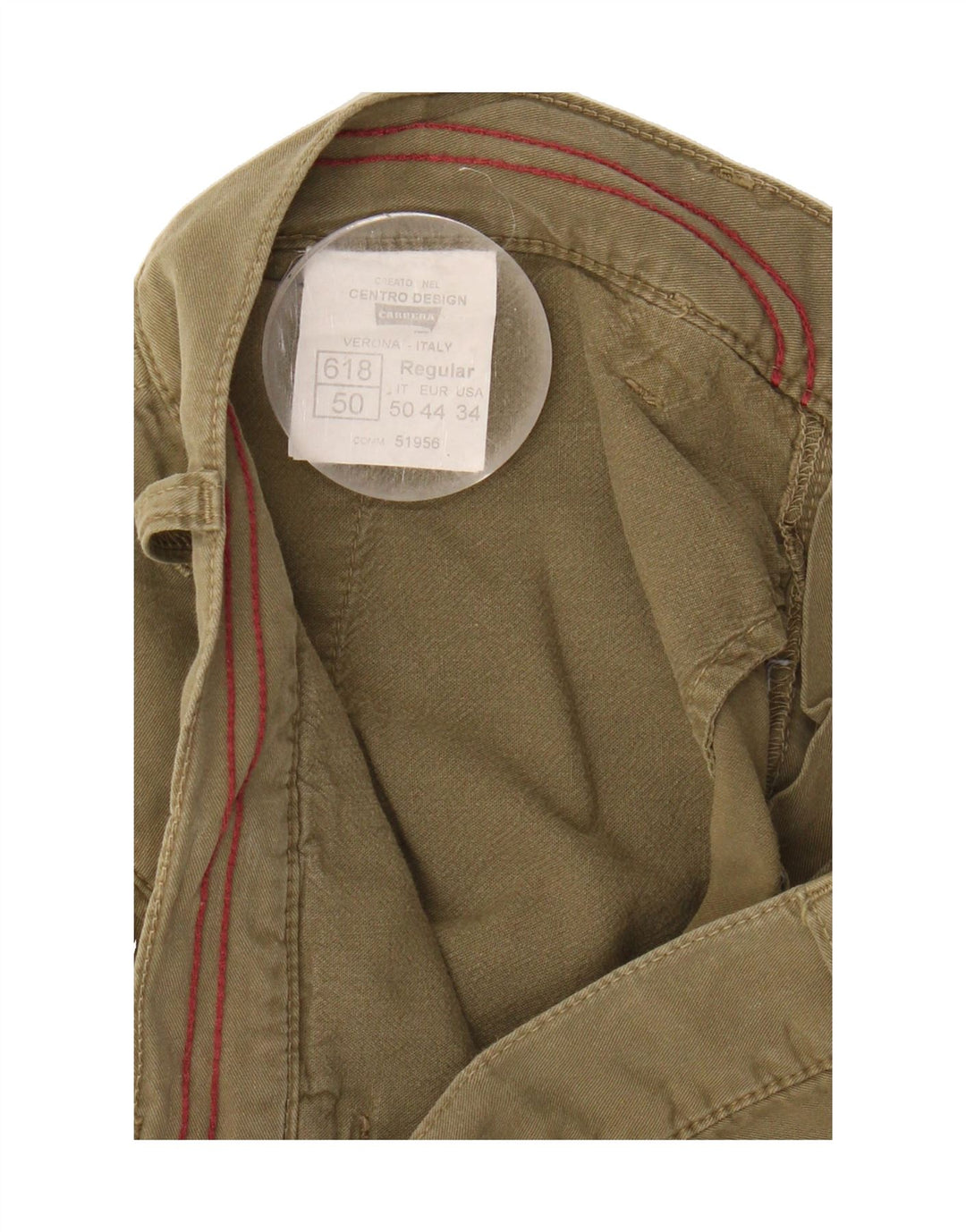 CARRERA Mens 618 Regular Cargo Shorts IT 50 Large W34  Khaki Cotton Vintage Carrera and Second-Hand Carrera from Messina Hembry 