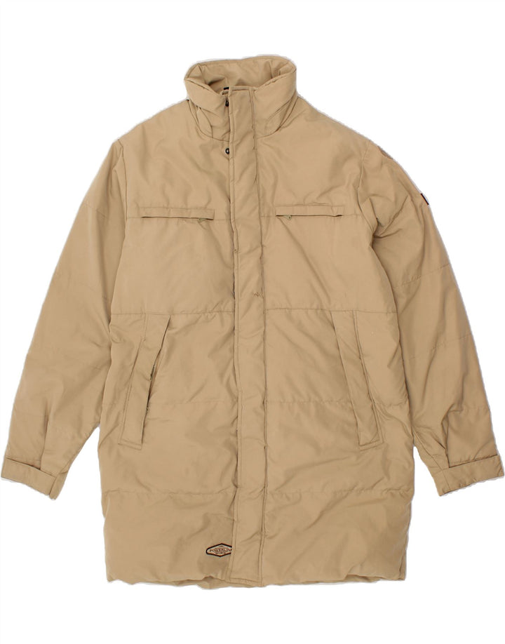 GAS Mens Padded Coat UK 40 Large Beige Vintage Gas and Second-Hand Gas from Messina Hembry 