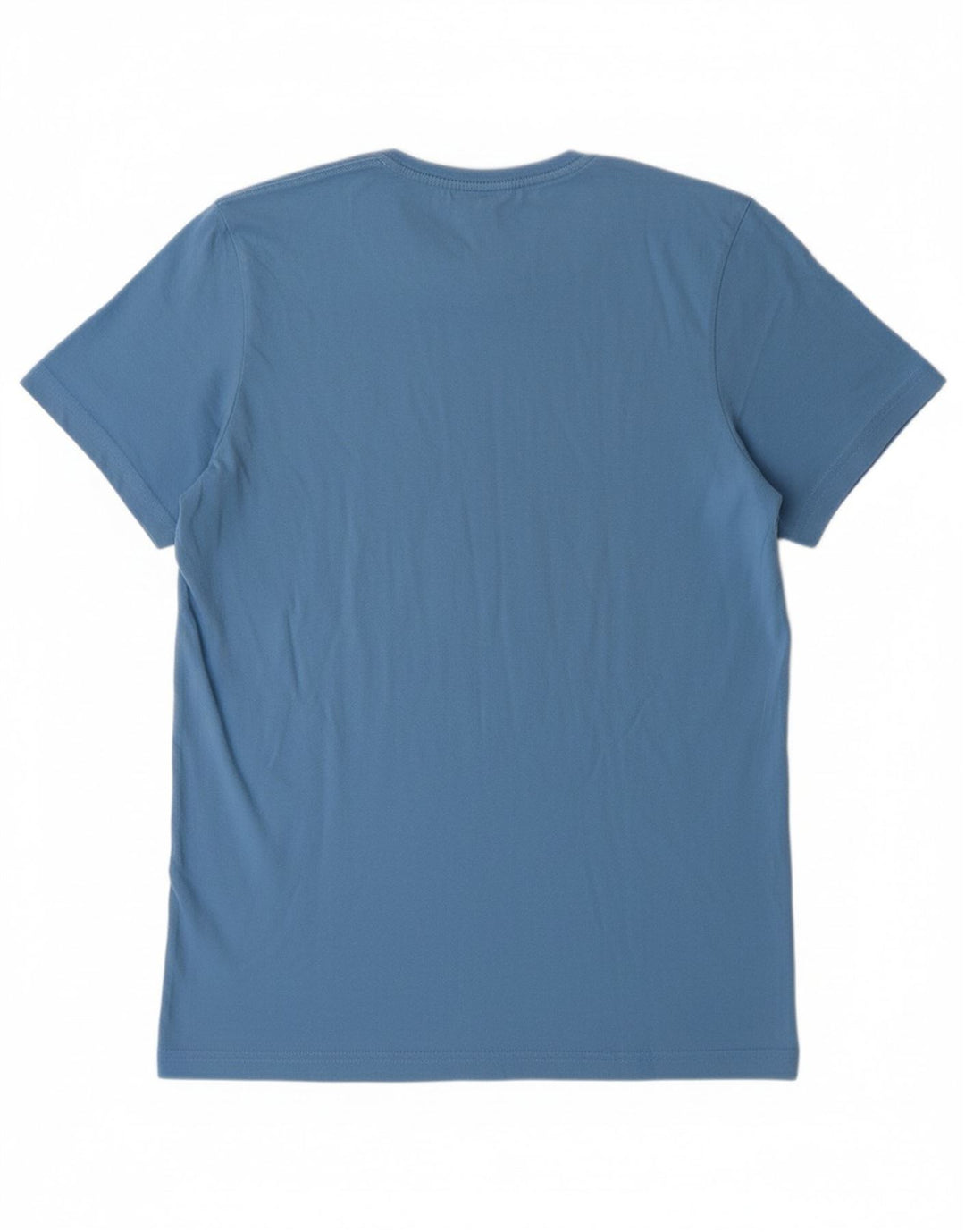 ADIDAS Mens Graphic T-Shirt Top Medium Blue Cotton
