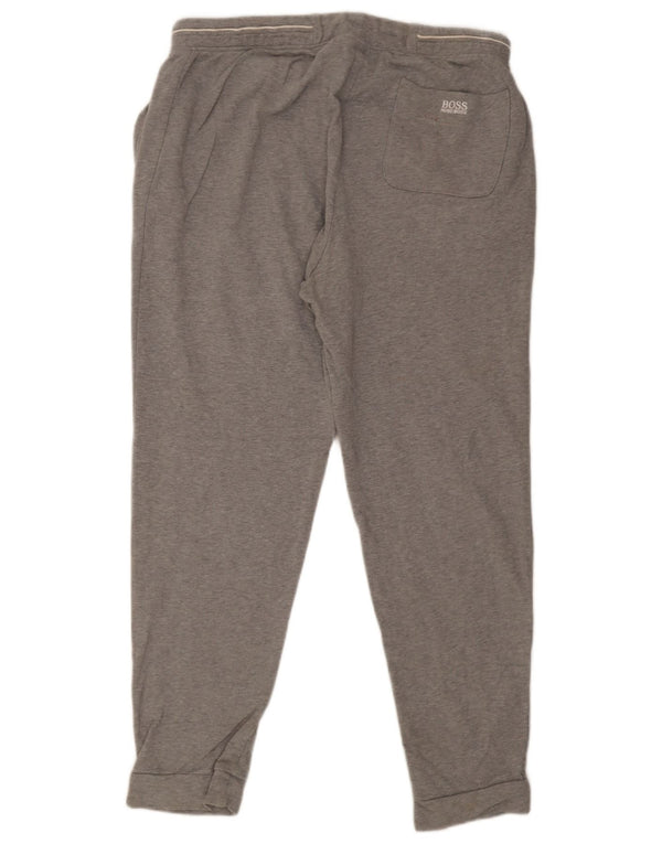 Hugo Boss Mens Tracksuit Trousers Joggers XL  Grey Cotton
