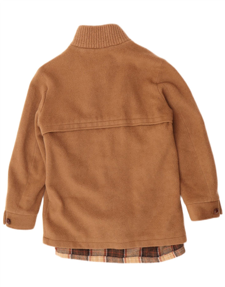 MC Gregor Mens Windbreaker Coat IT 48 Medium Brown Wool