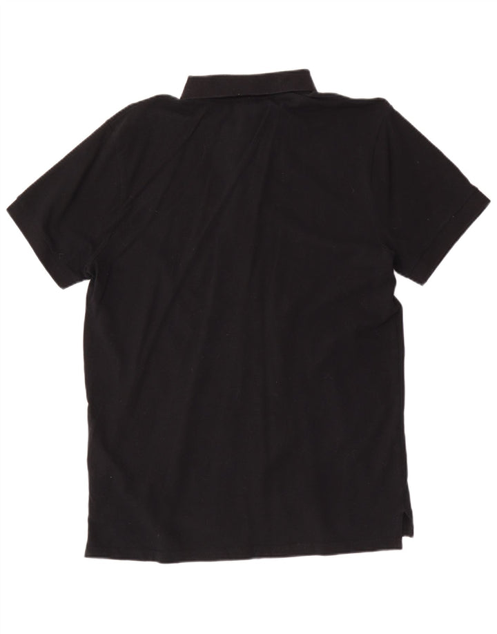 Fila Mens Polo Shirt Medium Black Cotton