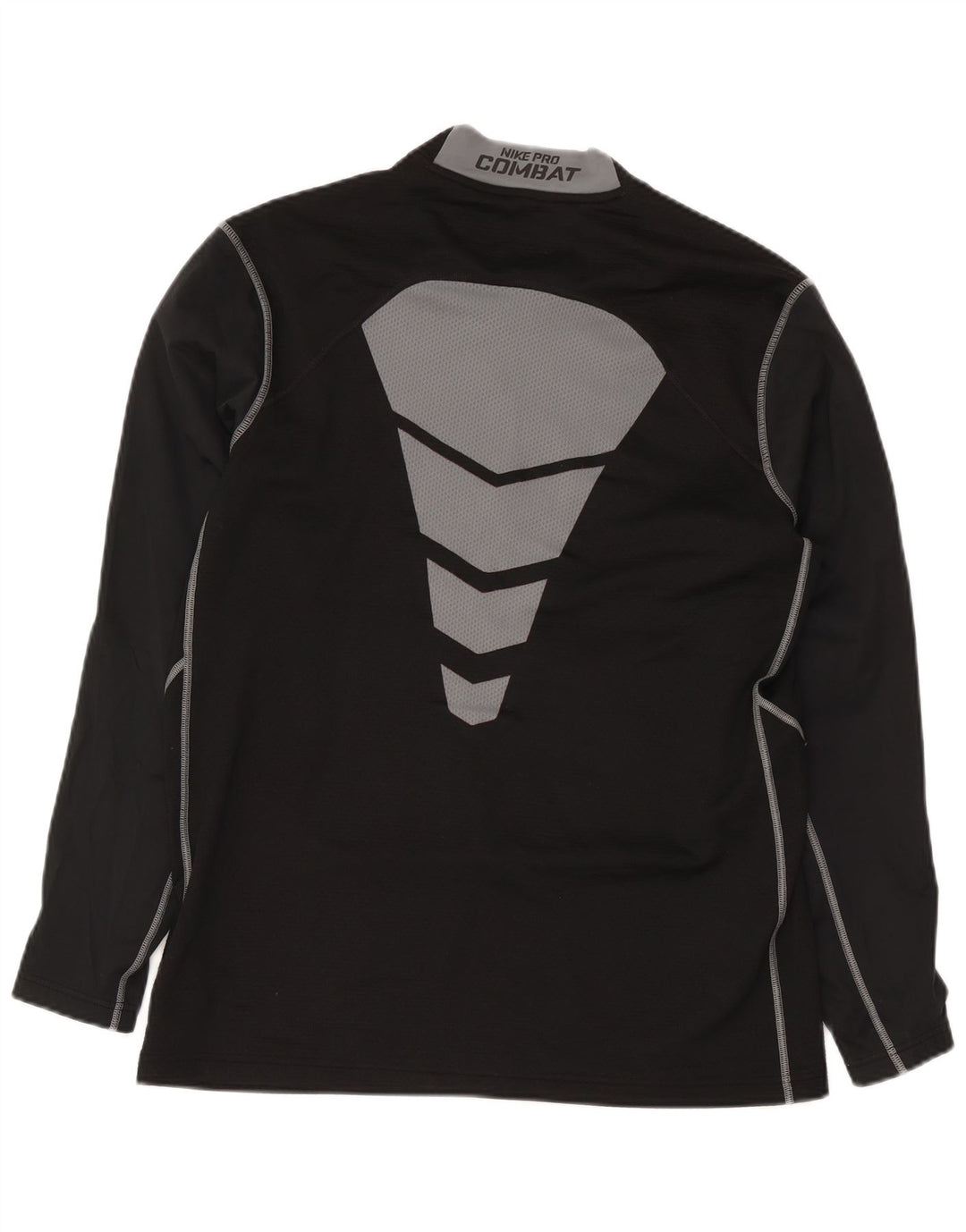 Nike Mens Dri Fit Top Long Sleeve XL Black Colourblock Polyester