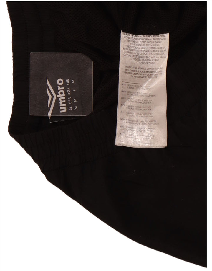 UMBRO Womens Tracksuit Trousers UK 14 Medium Black Polyester